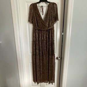 Floret Studios Open Back Maxi Dress - Size XL